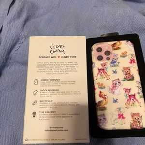 Velvet caviar baby animals phone case PRO Max 12-13 rare! Nib!